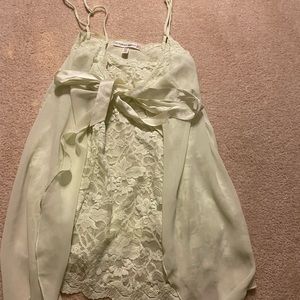 Yellow Vintage VS lingerie top